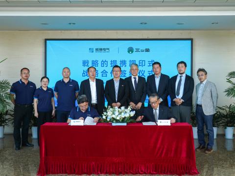bti体育电气与日本三ッ星株式会社正式达成战术合作